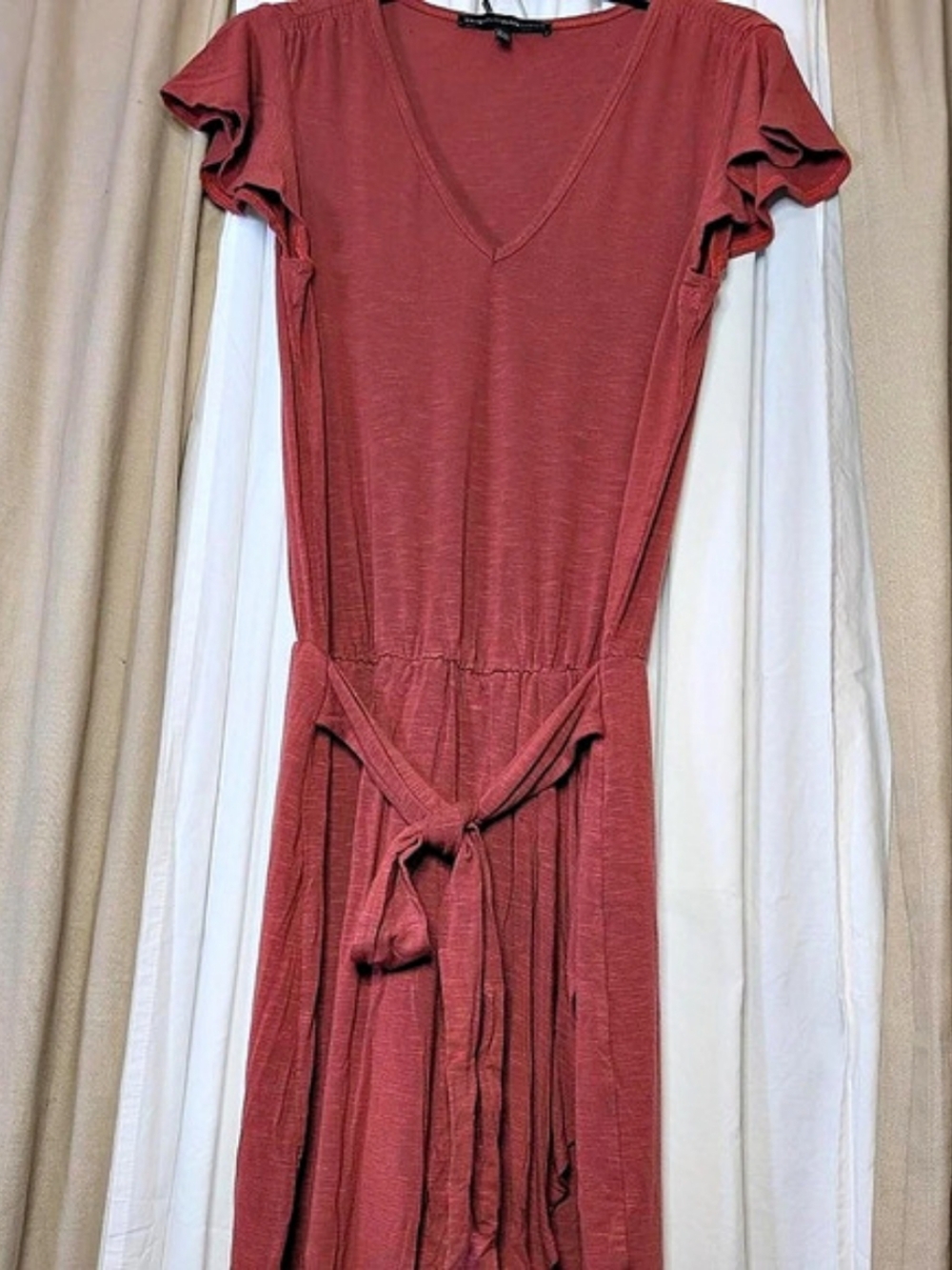 White House Black Market Midi Dress in Red Size Small Like New